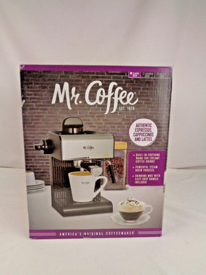 Mr. Coffee Classic Brew Espresso Cappucino Latte Make w/Frother