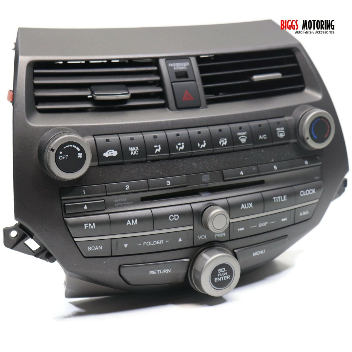 2010-2012 Honda Accord Radio Stereo Cd Player Control 39100-TA0