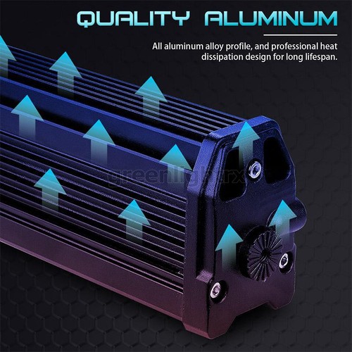 8in 14in 20in LED Work Light Bar White Amber DRL Fog Offroad Driving Truck SUV - Bild 6 von 18