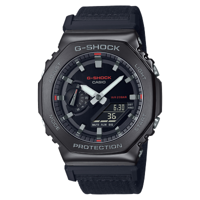 CASIO G-SHOCK GM-2100CB-1AJF Analog Digtal Watch Black Cloth Band