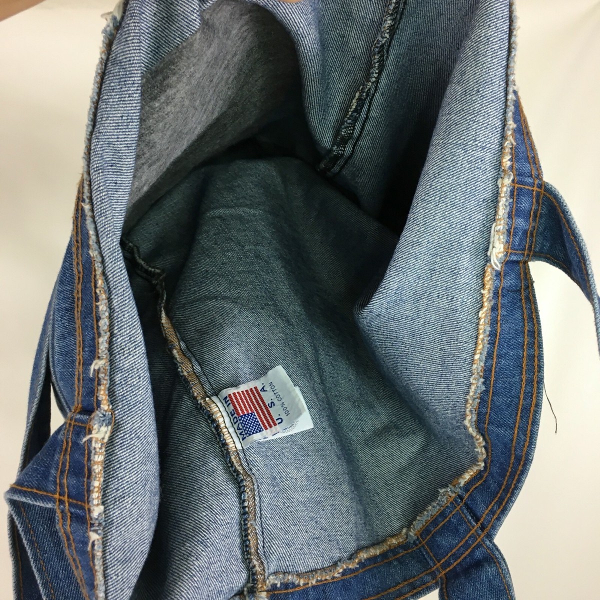 バッグ 00s vintage breach denim big tote bag s-l1200.jpg