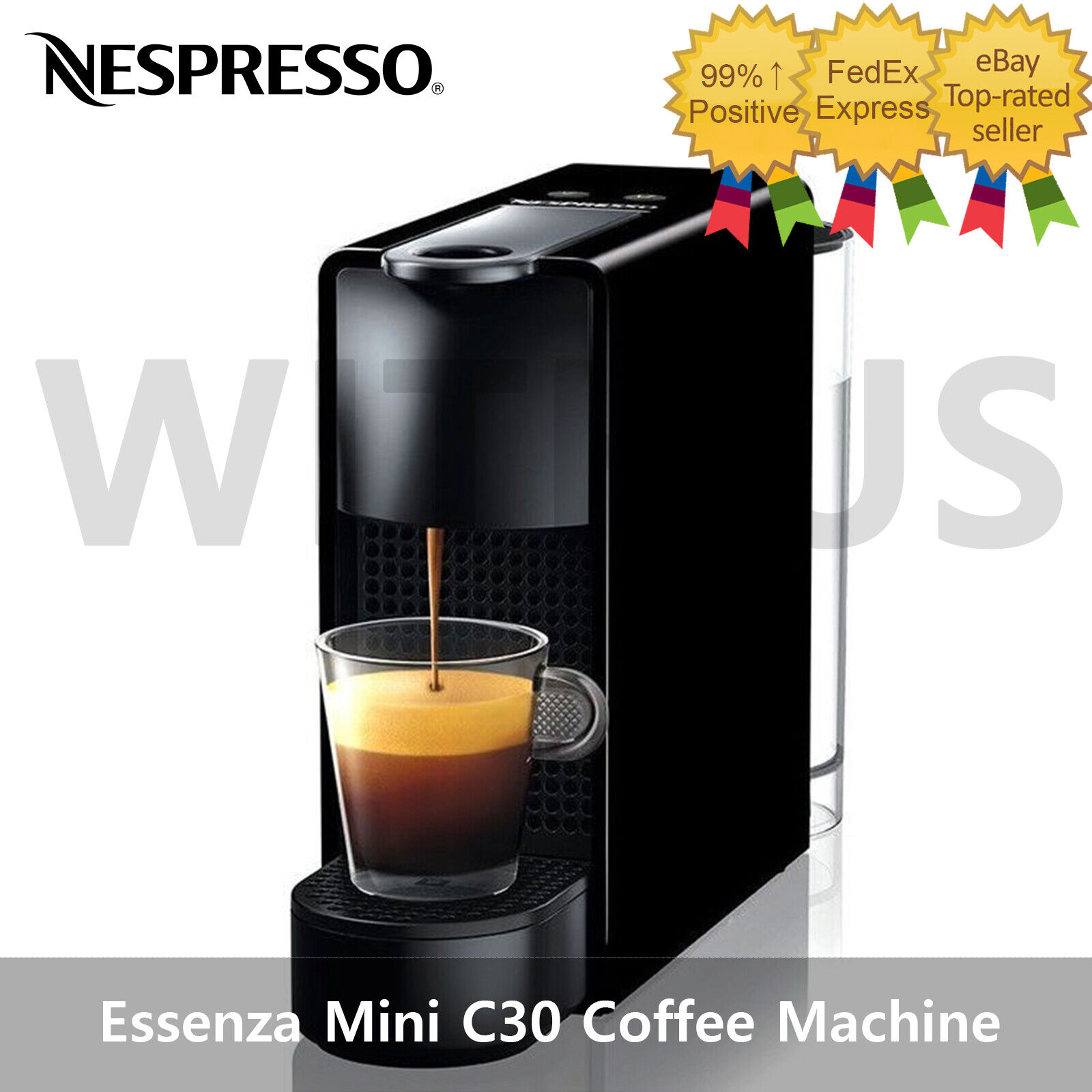 Mini machine à café expresso à chauffage rapide 4-en-1 19 bars