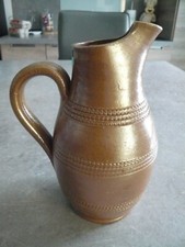 PICHET - BROC POTERIE EN GRES DU BERRY - FAIT MAIN  - Hauteur 19 cm