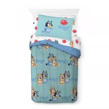 WOW New BLUEY BINGO 5 Piece Twin Bed in a Bag Comforter Sheet Set