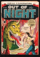 Out Of The Night #17 1954-ACG-Ken Landan horror art-Pre-code terror-Pixie vs ...