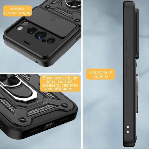 Étui Pour Google Pixel 8A,8 Pro Antichoc Support Bague Téléphone & Écran Garde - Photo 12 sur 24