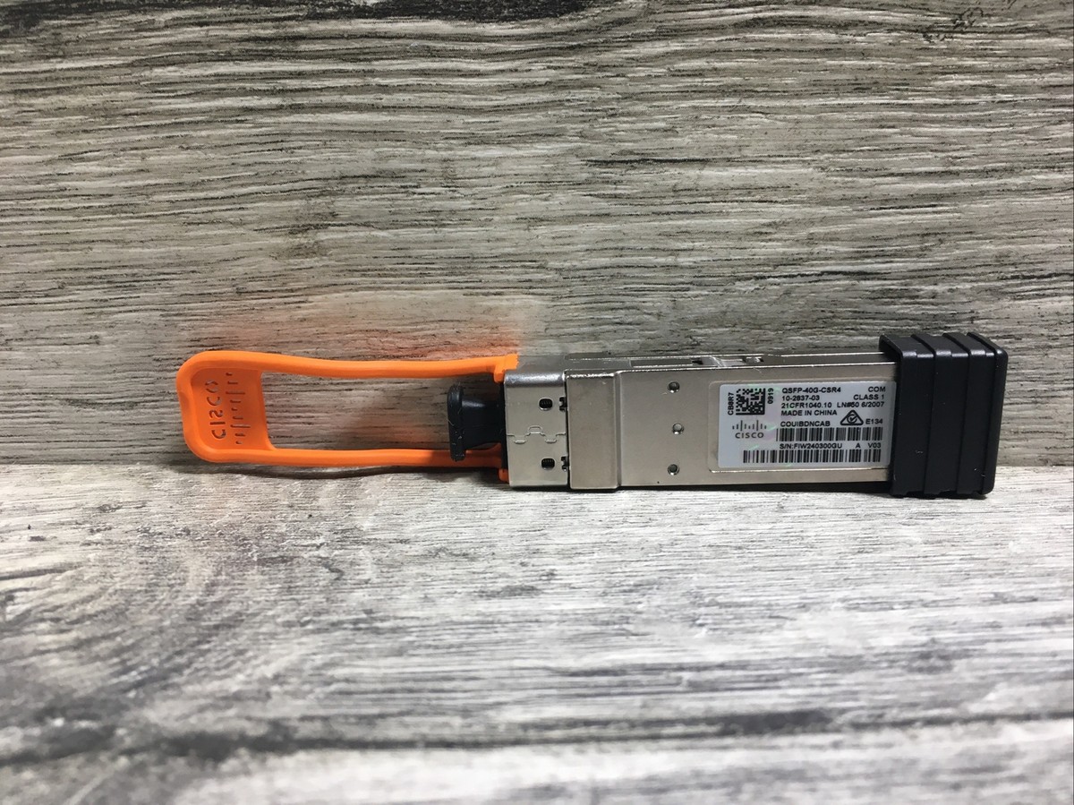 Cisco QSFP-40G-CSR-S 40Gbps QSFP+ Optical Transceiver Module - New Open Box 5 thumbnail image