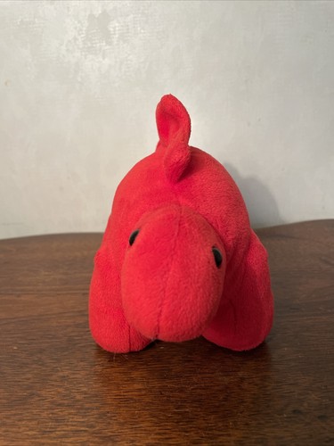 Manhattan Toy Company Jellybeans Red Dino Dinosaur Plush Stegosaurus - Picture 2 of 7