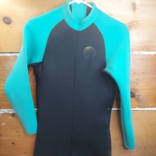 BODY GLOVE 3.2mm Density Full WETSUIT Neoprene Black/Green Women  s M Used