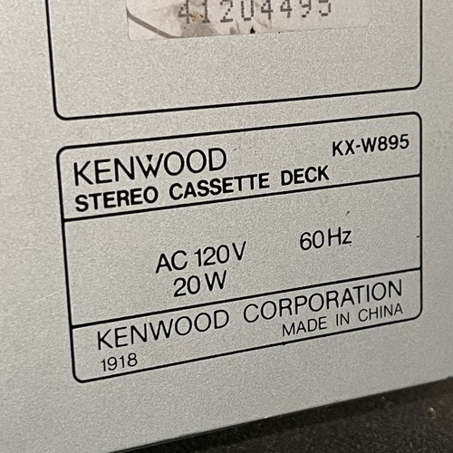KENWOOD KX-W895 Stereo Double Cassette Deck - TESTED - Picture 13 of 13