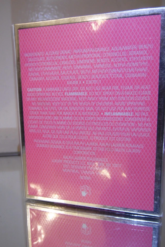 Perfume Ralph Lauren Summer Romance 3,4 OZ para mujer eau de parfum spray sellado Foto 3 de 4