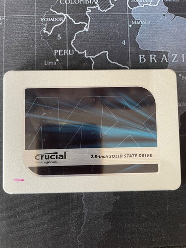 1TB Crucial MX500 2.5” SSD | CT1000MX500SSD1 | 11668 Hours used | 62% life left