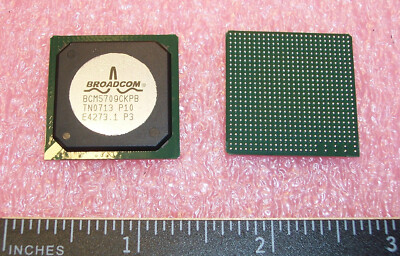 QTY (1) BCM5709CKPB BROADCOM FBGA-656 DUAL 1000/2500 BASE-X ETHERNET CONTROLLER
