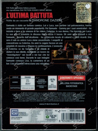 L'ULTIMA BATTUTA Crimini 2006 FEDERICA MARTINO FRANCESCO SALVI Digipack DVD - Picture 6 of 6