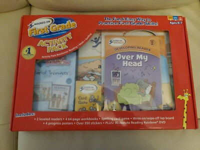 Hooked on Phonics First Grade Activity Pack New in the Box