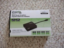 Plugable USB 3.0 Dual-Head Graphics  Gigabit Ethernet Adapter HDMI, DVIVGA 