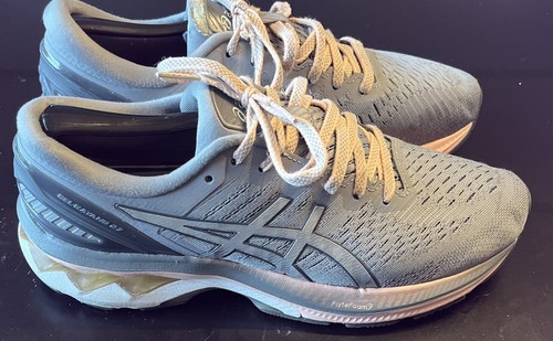 Asics Womens Gel Kayano 27 1012A649 Gray/pink Running Shoes Sneakers Size 8.5
