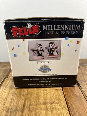 Felix The Cat Millenium 2000 Salt & Pepper Set | eBay