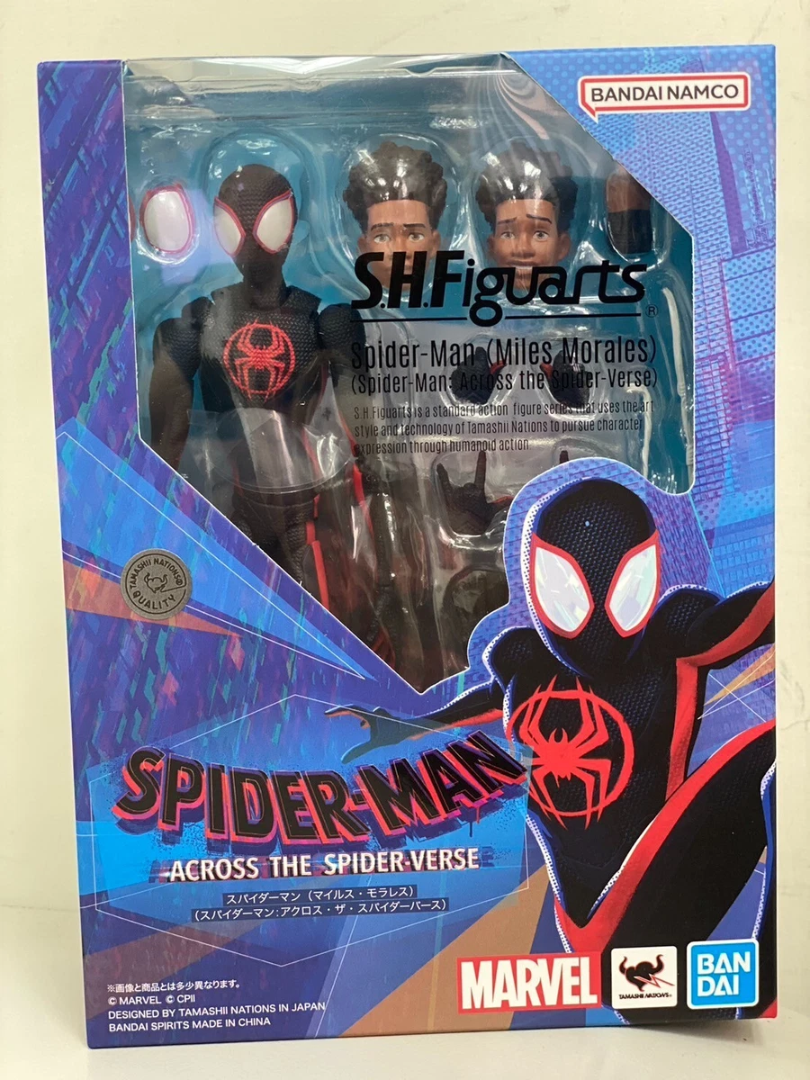 BANDAI S.H.FIGUARTS SHF SPIDER MAN MILES MORALES ACROSS SPIDER VERSE 155mm