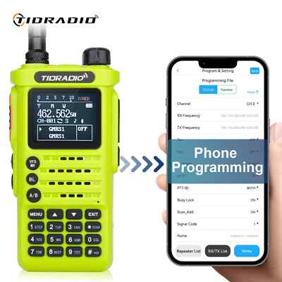 High Power Walkie Talkie Remote Dual PTT Wireless Programming Radio Station