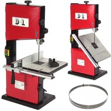 Bandsäge 245 mit Ersatzsägeband Holzsäge Holzsäge 475W Durchlass 152mm 45° 56489