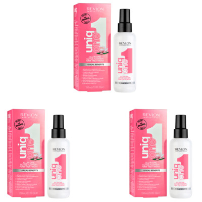 Revlon Uniq One Hair Treatment Lotus Flower 3 x 150 ml = 450ml