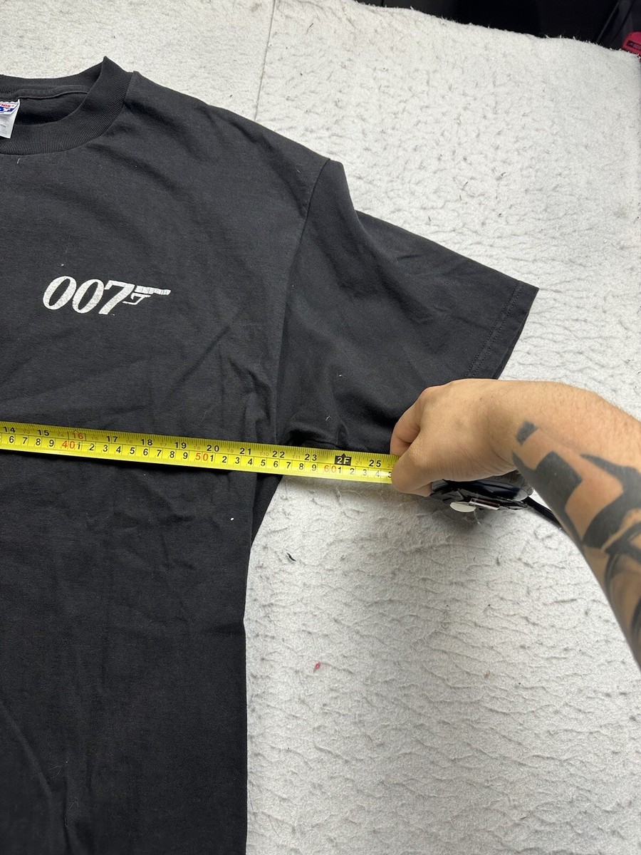 Vintage Men's James Bond 007 Tomorrow Never Dies Movie Promo Shirt