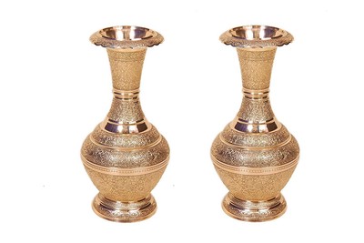 Toyvian 2pcs Metal Vases Vintage Decorative Dry Flower Vase Brass Flower Pots for Home Office Living Room Wedding Party Dinning Table Decoration Gold Toyvian 2pcs Metal Vases Vintage Decorative Dry Flower Vase Brass Flower Pots for Home Office Living Room Wedding Party Dinning Table Decoration Gold
