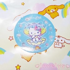 20 pcs pastel Hello kitty in seashell circle sticker bundles sticker clearance