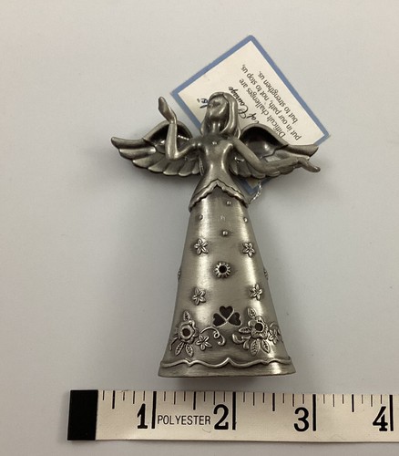 Ganz Faithful Angel of Courage Pewter Figurine NWT-A Few Scuffs, Rest Is Good - Picture 9 of 9