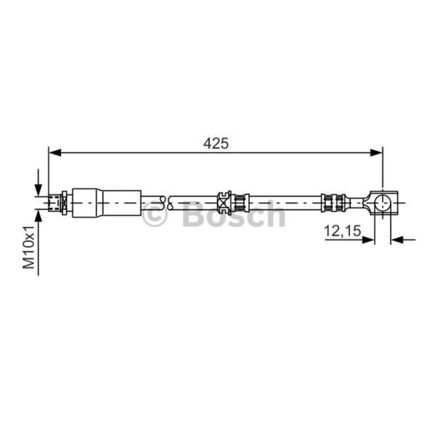 Bosch Bremsschlauch Bremsleitung Vorne FüR Opel Vectra C Caravan Signum-image