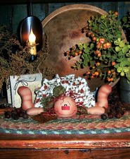 Patti's Ratties Primitive Raggedy Ann Hanah Shelf Doll Paper Pattern 162