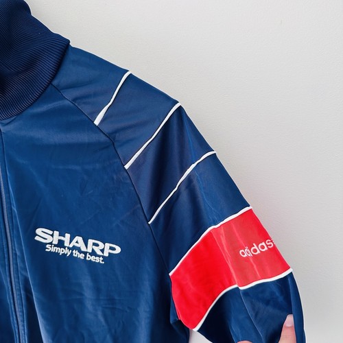 Vintage Adidas Football Soccer Full Zip Sharp Template Jacket - Mens Size Small - Picture 5 of 12