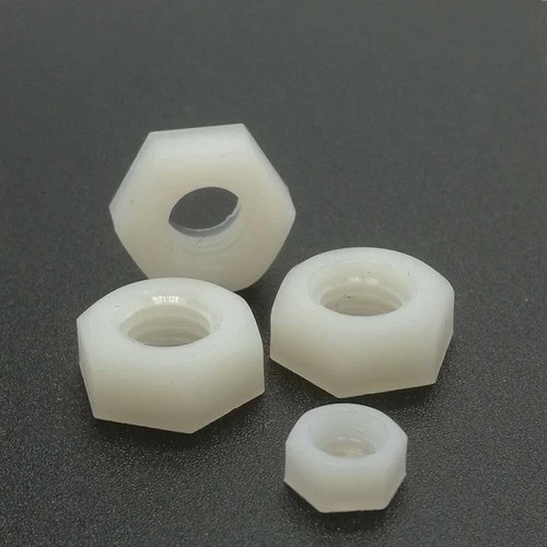 M2 - M20 Nylon-Kunststoff Sechskantmuttern Polyamid PA natur Mutter DIN 934 - Bild 9 von 11