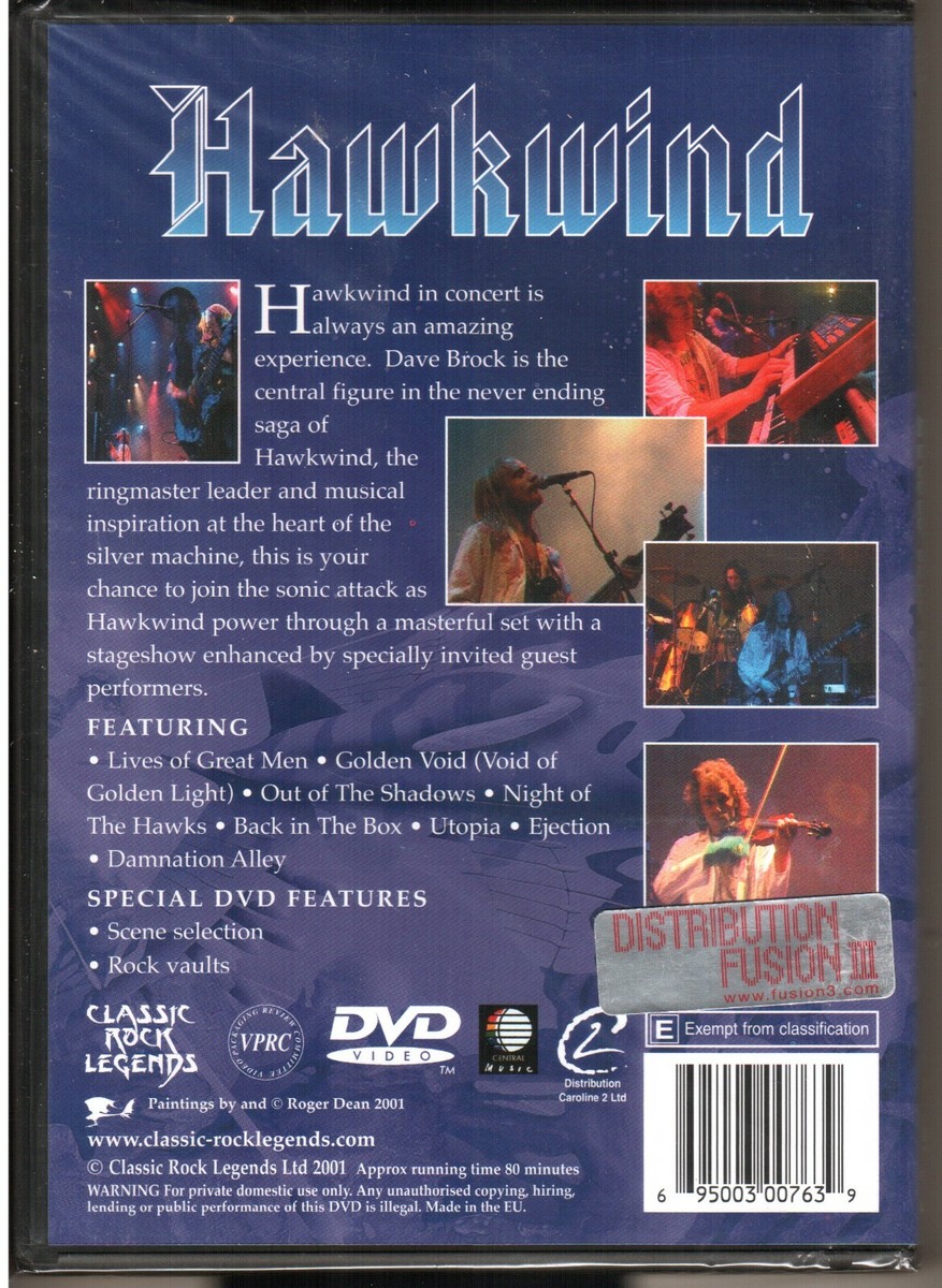 (未使用･未開封品)Hawkwind - Classic Rock Legends [DVD] Rare Factory Sealed NEW Hawkwind Classic Rock Legends NTSC