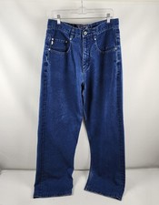 Pepe Jeans Mens 34x32 Blue London Baggy Y2K Skater Denim Jeans