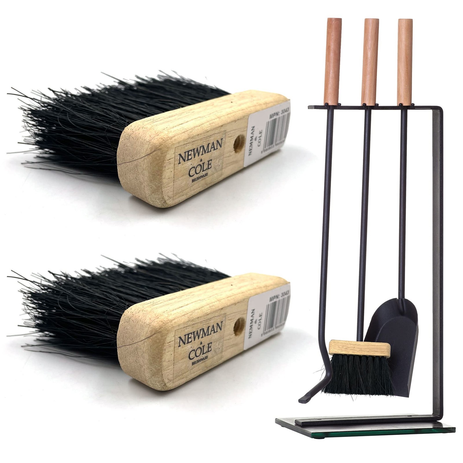 Fireside Companion Brush Head Replacement Hearth Fire Oblong...