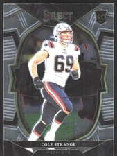 2022 Panini Select Cole Strange Rookie New England Patriots #91