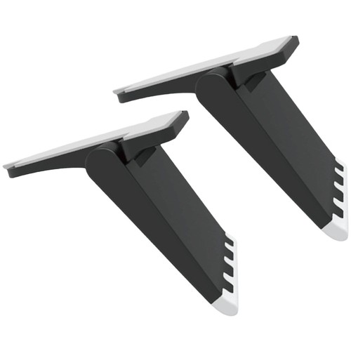 2 Pcs Porta Notebook Staffa Di Raffreddamento Per Supporto Laptop Scrivania - Photo 3/12
