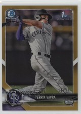 2018 Bowman Draft Chrome Gold Refractor 11/50 Terrin Vavra #BDC-5 13iq
