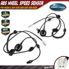 Pair Rear Abs Wheel Speed Sensors With Wiring Harness For Mazda 2 2014 2015-2025 Pair Rear Abs Wheel Speed Sensors With Wiring Harness For Mazda 2 2014 2015-2025