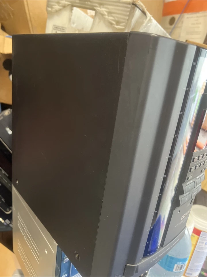 CAMBIADOR DE CD AIWA 100 CD100 DX-C100M DISCO COMPACTO piezas/reparación SIN PROBAR como está Foto 2 de 4