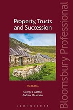 Property, Trusts and Succession - Gretton, Professor George