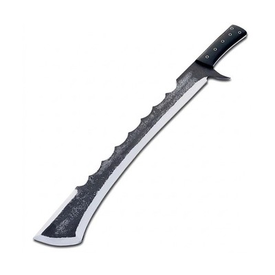 Custom Handmade Carbon Steel Blade Medieval Machete Sword Hunting Sword Camping
