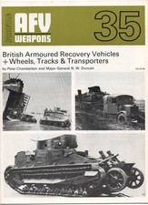 Military Vehicle Booklet - AFV Weapons 35 British Armoured Recovery Vehicles etc