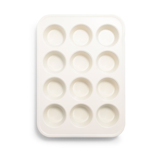 GreenLife 12-Cup Muffin Tray Ceramic Non-Stick PFAS-Free Steel Baking (Open Box) - Picture 2 of 8