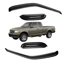 Window Visors Vent Rain Guards For 1997 1998 1999-2003 Ford F150 Extended Cab