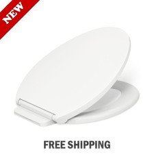 Kohler Glissade 27331-0 ReadyLatch Quiet Close Elongated Toilet Seat White
