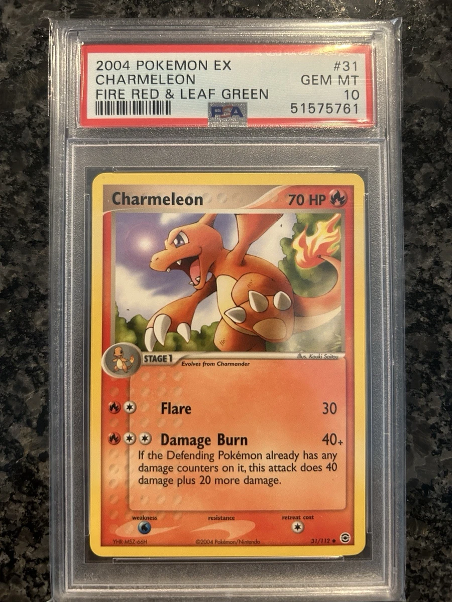 Charmeleon 2004年製 トレーディングカード Charmeleon Pokémon TCG EX FireRed & LeafGreen Individual Trading