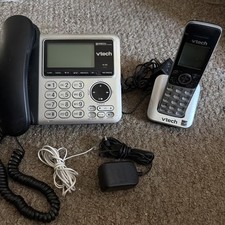 VTech CS6649 Digital Answering System  Ext Line With Speakerphone Tested
